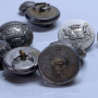 Lot of 12 buttons of coat or jacket. France, XIX century.