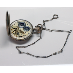 Reloj de bolsillo modernista Longines con “châtelaine”, ca. 1900.