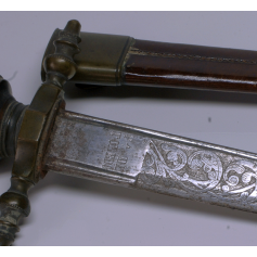 Baioneta español taco. Toledo, España, 1861.