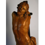 Scultura di Cristo in avorio scultura fiamminga. S: XVII