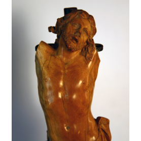 Sculpture of Christ in the ivory carving flemish. S: XVII