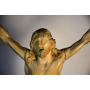 Escultura de Crist d'ivori. S: XIX