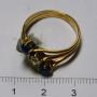Ring in yellow gold of law 