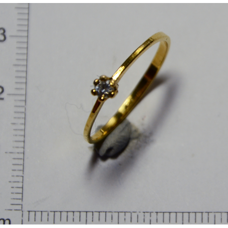 Anello in oro giallo 375/1000 mm