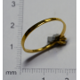 Ring in yellow gold 375/1000 mm