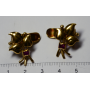 Set of earrings in yellow gold