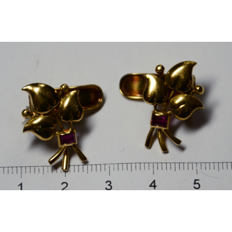 Set di orecchini in oro giallo