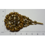 Agulla de pit-agulla de filigrana decoratius Alfonsina en or
