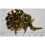 Broche en forme d'aiguille en filigrane décoratifs Alfonsina en or