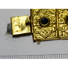 Polsera francès segellat de la mateixa en or