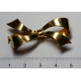 Broche en forme d'aiguille en forme de laçage en or