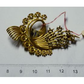 Brooch-needle in yellow gold