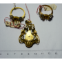 Lot of three gold pieces