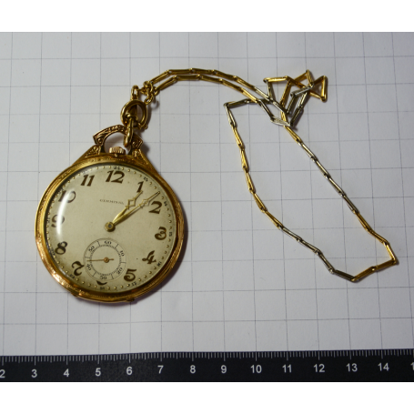 Pocket watch GERMINAL lepine in gold 