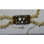 Halskette matinee mit barocke perlen 