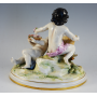 Figure of porcelain decorated Italian