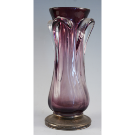 Vase vase en verre de Murano