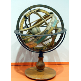 Esfera armilar o de Ptolomeo. 1º de S XX.