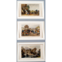 LOT OF 3 ENGRAVINGS S. XIX