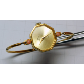 Reloj de pulsera señora metal chapado en oro