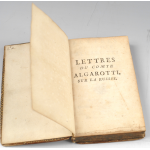 Livre LETTRES DU COMTE ALGAROTTI, SUR LA RUSSIE. 1769