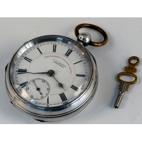 Reloj Semicatalino en plata.