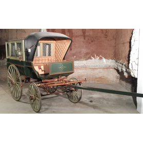 Chariot de collecte, de traction animale. Circa:1890-1900.