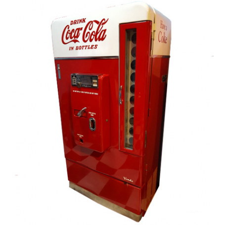 Macchina distributore di Coca Cola. Vendo 110. 1956. 