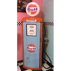 GULF. Dealer, French, gasoline, portable. 1955.
