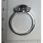 Ring, in white gold of law.