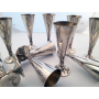 Set of 12 cups of cava in sterling silver