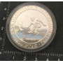 Münze in Silber zum Gedenken an die XXV Olympischen Spiele.