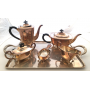 Tea and coffee set of 6 pcs. silver law.