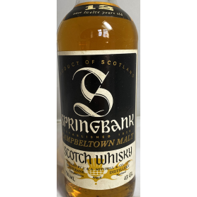 Springbank 12 Year Old Bot.1980s