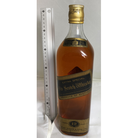 Johnnie Walker Black Label. 12 years old Extra Special.1960/70s.