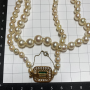 Collier d'opéra avec perles des mers du sud, fermoir en or 18 carats.