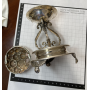 Lot of two pieces in silver.