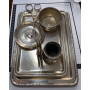Lot of several pieces in silver.
