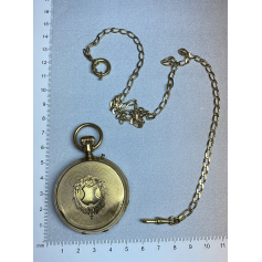 Sterling yellow gold pocket watch. BRAND: GENEVE.