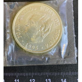 Silbermünze 2000 Peseten.
