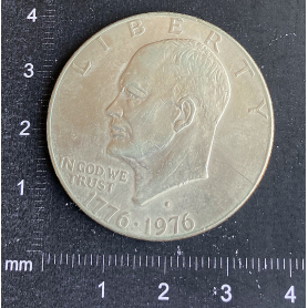 Moneta da 1 dollaro. 1976.