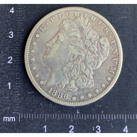 1-Dollar-Münze. 1886.