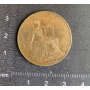 Una moneta da un penny. Rame. 1908. Regno Unito.
