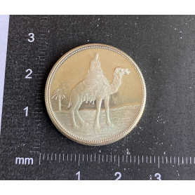 1 moneta Riyal. Yemen. Argento.