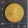 Moneta commemorativa V Centenario Isabel I. Oro fino. 1974