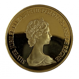  Moneda conmemorativa de 100 dólares Canada 1977.