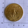 Moeda de ouro de 50 pesos. 1947.