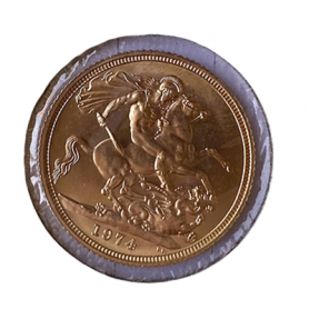 Sterling in oro fino. 1974.